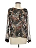 Daniel Rainn Black Long Sleeve Blouse Size M - photo 1