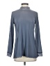 Logo Layers Gray Long Sleeve Blouse Size S - photo 1