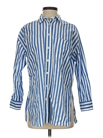 Madewell 3/4 Sleeve Button-Down Shirt (view 1)