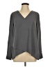 Charming Charlie Gray Long Sleeve Blouse Size L - photo 1