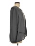 Charming Charlie Gray Long Sleeve Blouse Size L - photo 4