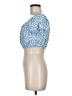 Reformation Blue Short Sleeve Top Size 8 - photo 5