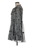 Veronica Beard 100% Silk Print Gray Casual Dress Size 8 - photo 5