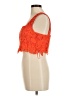 Milly 100% Polyester Orange Sleeveless Blouse Size M - photo 5