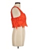 Milly 100% Polyester Orange Sleeveless Blouse Size M - photo 4