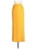 Forever 21 100% Polyester Yellow Casual Skirt Size L - photo 2