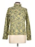 Amore Tweed Green Turtleneck Sweater Size L - photo 1
