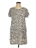 Evolution and Creation Animal Print Brown Casual Dress Size L - photo 1