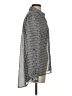 Katherine Barclay 100% Polyester Houndstooth Silver Long Sleeve Blouse Size S - photo 4