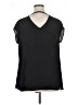 Halogen 100% Polyester Black Short Sleeve Blouse Size 1X - photo 2