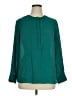 Apt. 9 100% Polyester Teal Long Sleeve Blouse Size 0X - photo 1