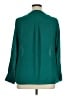 Apt. 9 100% Polyester Teal Long Sleeve Blouse Size 0X - photo 2