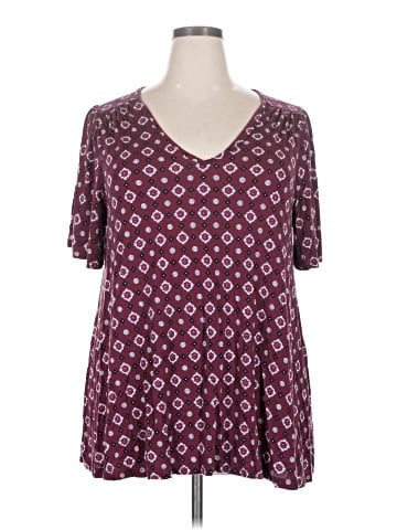 Lane Bryant Short Sleeve Blouse (view 1)