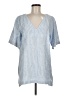 Assorted Brands Blue Short Sleeve Blouse Size M (estimated) - photo 1