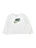 Nike White Long Sleeve T-Shirt 18-24 MO / 24 MO - photo 1