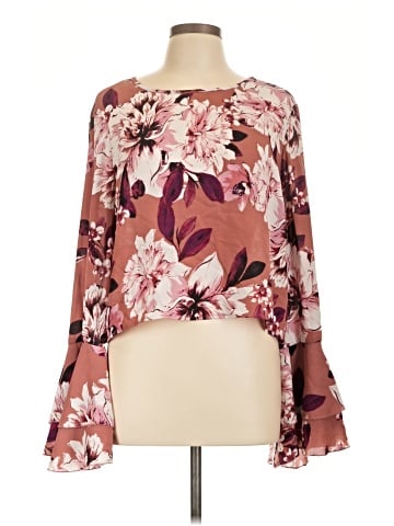 Charlotte Russe Long Sleeve Blouse (view 1)