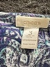 Chico's 100% Polyester Paisley Blue Short Sleeve Blouse Size XL (3) - photo 7