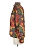 Casual Corner 100% Polyester Paisley Burgundy Long Sleeve Blouse Size 4 - photo 5
