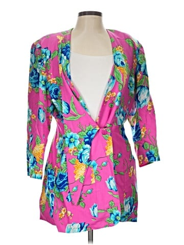Adrienne Vittadini Silk Blazer (view 1)