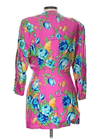 Adrienne Vittadini Silk Blazer (view 2)