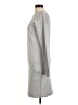 Sisters Solid Gray Casual Dress Size M - photo 5