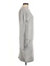 Sisters Solid Gray Casual Dress Size M - photo 4