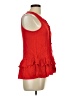 Ro & De Red Sleeveless Blouse Size L - photo 4