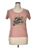 Next Level Apparel Print Pink Short Sleeve T-Shirt Size XL - photo 1