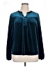 Shein Teal Long Sleeve Blouse Size XL - photo 1