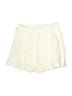 Zara 100% Acrylic Solid Ivory Skort Size 10 - photo 2