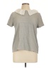 Cyrillus 100% Cotton Gray Short Sleeve Top Size L - photo 1