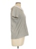 Cyrillus 100% Cotton Gray Short Sleeve Top Size L - photo 4