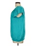 Elle Teal Short Sleeve Blouse Size L - photo 5