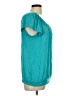 Elle Teal Short Sleeve Blouse Size L - photo 4