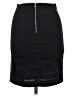 Bebe 100% Merino Wool Solid Black Wool Skirt Size 6 - photo 2