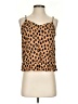 A New Day 100% Rayon Brown Sleeveless Top Size S - photo 1