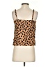 A New Day 100% Rayon Brown Sleeveless Top Size S - photo 2
