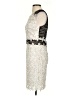 Aqua 100% Polyester Ivory Cocktail Dress Size S - photo 5