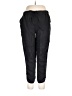 Caslon 100% Linen Black Linen Pants Size L - photo 1