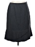 Etcetera Solid Gray Wool Skirt Size 2 - photo 1