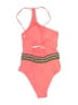 Assorted Brands Color Block Pink One Piece Swimsuit Size M - photo 2