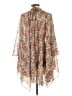 ETRO 100% Polyester Ivory Pink Kimono Size 50 - photo 2
