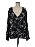 Cooper & Ella 100% Rayon Black Long Sleeve Blouse Size Med (2) - photo 1