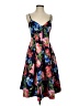 Eliza J 100% Polyester Floral Jacquard Black Cocktail Dress Size 4 - photo 1