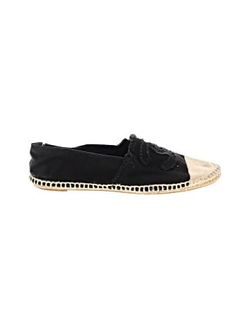 Chanel Distressed Espadrille Flats (view 1)