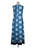 Ellen Tracy Paisley Blue Casual Dress Size XL - photo 2