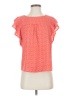 Monteau Orange Short Sleeve Blouse Size S - photo 1
