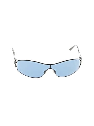 Chanel 4073-B Black Metal Strass CC Logo Oval Sunglasses  (view 2)