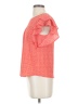 Monteau Orange Short Sleeve Blouse Size S - photo 5