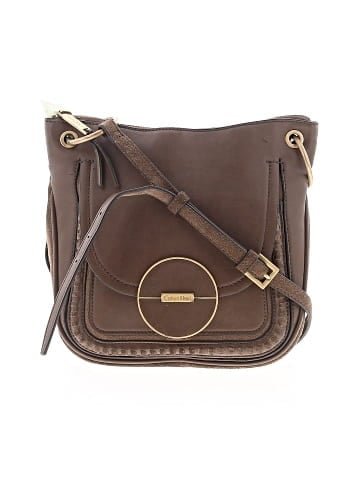 Calvin Klein Leather Crossbody Bag (view 1)